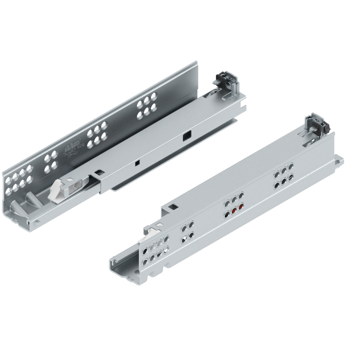 BLUM TANDEM plus TIP-ON Teljes kihúzás, Vezetősín, 30 kg, NH=270 mm, bal/jobb, Lapvast: 11–16 mm, kuplunggal szerelendő