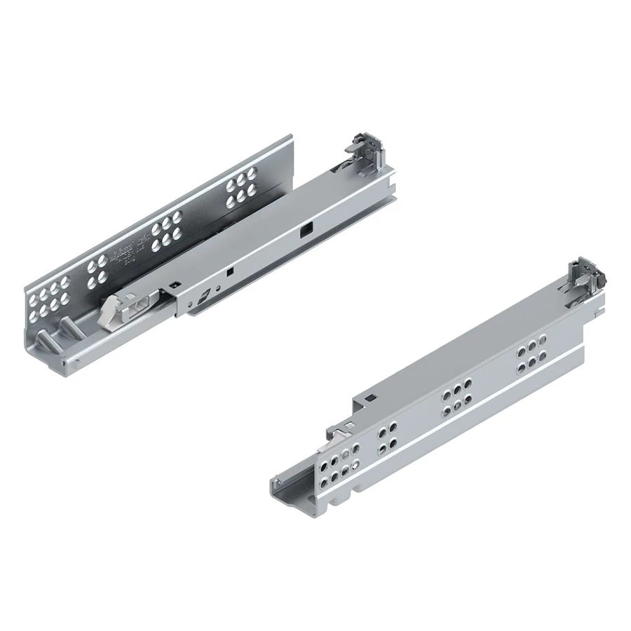 BLUM TANDEM plus TIP-ON Teljes kihúzás, Vezetősín, 30 kg, NH=320 mm, bal/jobb, Lapvast: 11–16 mm, kuplunggal szerelendő