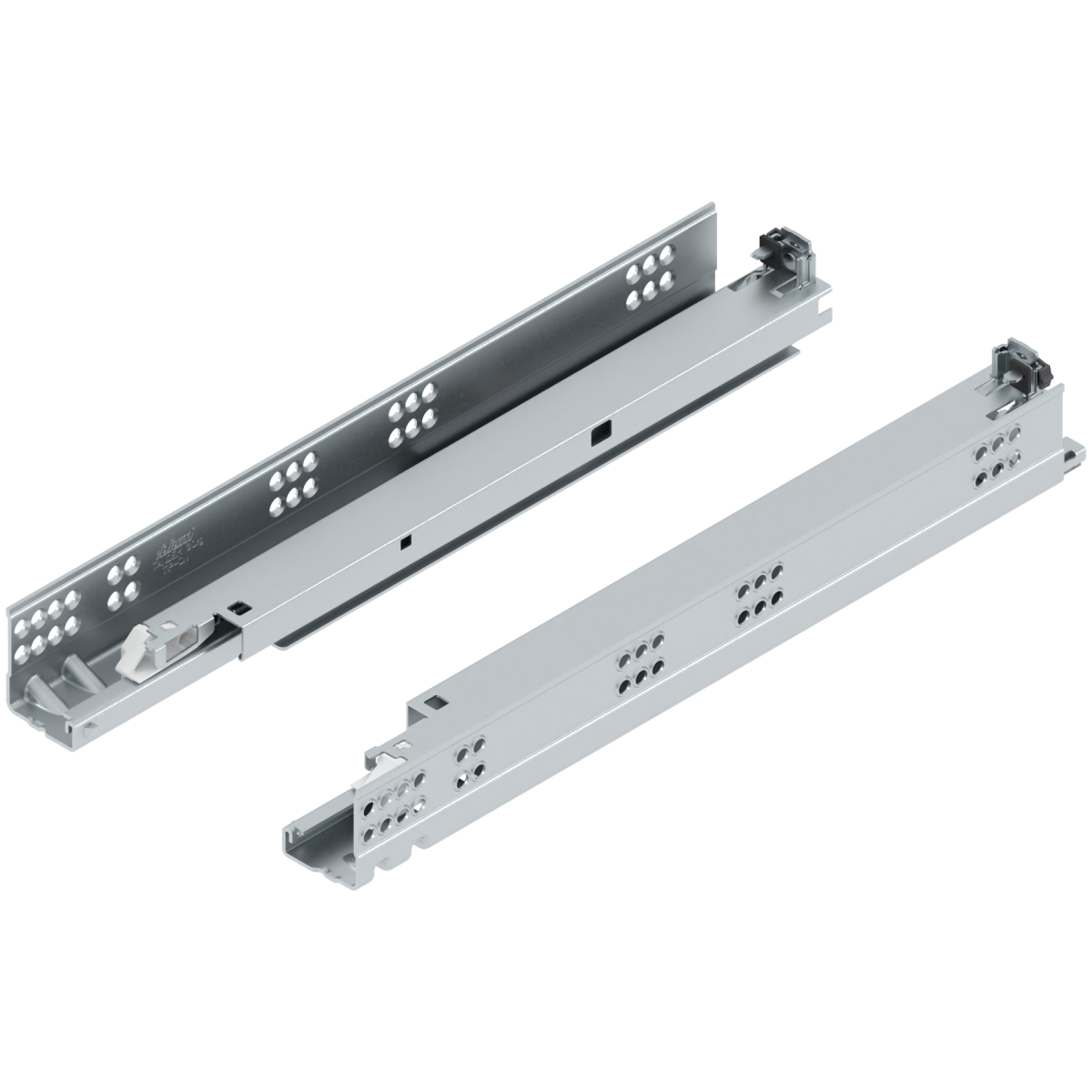 BLUM TANDEM plus TIP-ON Teljes kihúzás, Vezetősín, 30 kg, NH=400 mm, bal/jobb, Lapvast: 11–16 mm, kuplunggal szerelendő