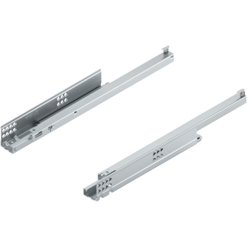 BLUM TANDEM TIP-ON Részleges kihúzás, Vezetősín, 30 kg, NH=600 mm, bal/jobb Lapvast: 11–16 mm, kuplunggal szerelendő 1.Kép