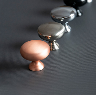 Bútorfogó NOMET TORONTO kis gomb fogó G70 rose gold 2.Kép