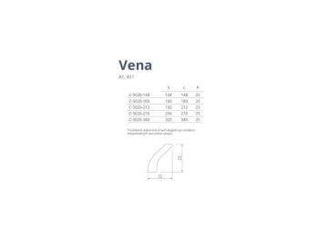 Bútorfogó VENA 192 mm titán 2.Kép