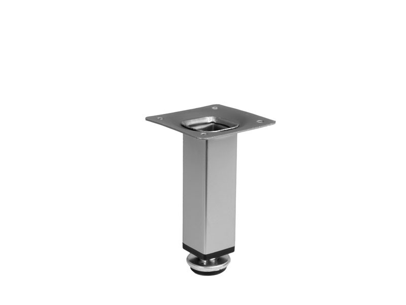 FÉM DESIGN LÁB 19175 25X25X120mm MATT  KRÓM