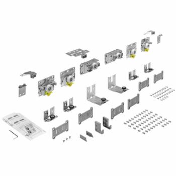 Hettich TopLine L tolóajtó görgő szett három ajtós, 18-30 mm, max. 50 kg 1.Kép