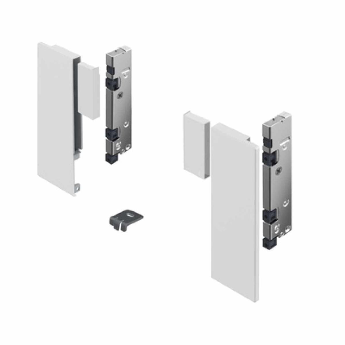 Hettich AvanTech YOU frontrögzítő Inlay belső fiók tartóprofil változathoz,187mm  magas, fehér