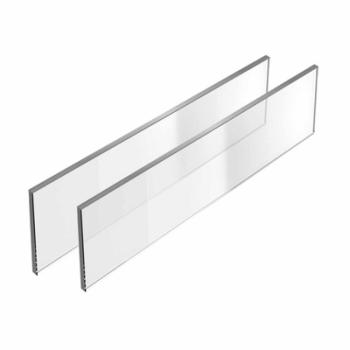 Hettich AvanTech YOU Inlay fiókhoz oldal  üveg betét, átlátszó, 450 mm 1.Kép