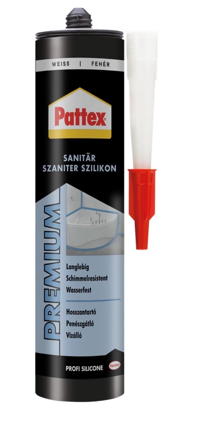 Pattex szaniter szilikon színtelen ecetsavas