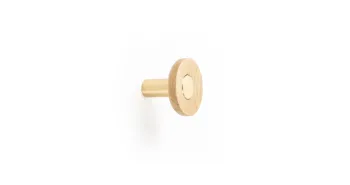 Fogas  Viefe ZOOT  gomb,  60mm, fa- alumínium, csiszolt sötét sárgaréz + töl 1.Kép