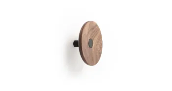 Fogas  Viefe ZOOT  gomb, 120mm, fa- alumínium, matt fekete + dió 1.Kép