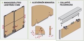 RAPID Felső csatorna 3 méter industrial fekete 2.Kép