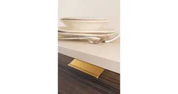 Fogantyú  Viefe WING   64mm, alumínium, csiszolt pezsgő 1.Kép