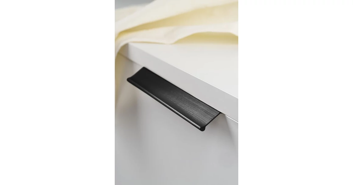 Fogantyú  Viefe WING  128mm, alumínium, csiszolt fekete