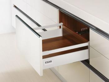 FDS-DF B DUPLAFALÚ FIÓKOLDAL 350mm MAGAS FEHÉR FÉM 1.Kép