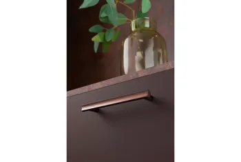 Fogantyú  Viefe MOON  160mm, alumínium, csiszolt bronz 2.Kép