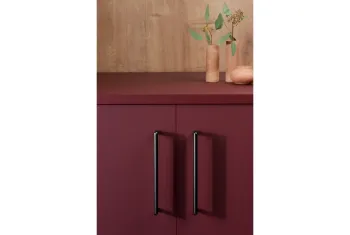 Fogantyú  Viefe BEAM  160mm, fém, fényes fekete titán 2.Kép