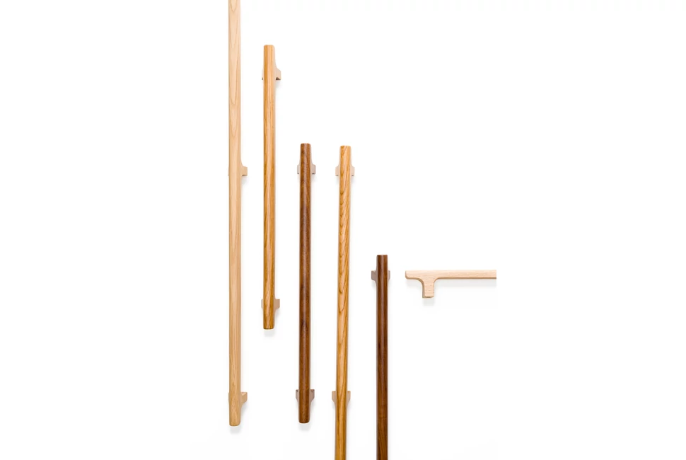 Fogantyú  Viefe HINOKI WOOD BIG  416mm, fa, dió