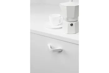 Fogantyú  Viefe DROPP   64mm, fém, matt fehér 2.Kép