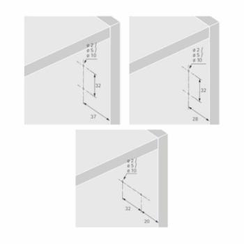 Hettich Push to Open Silent fehér (elemmel) 2.Kép