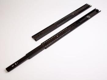 GOLYÓS FIÓKCSÚSZÓ HOME BOX HB45 X 45mm TELJESEN KIHÚZH. 600mm TEHERB.:30kg  FEKETE 1.Kép