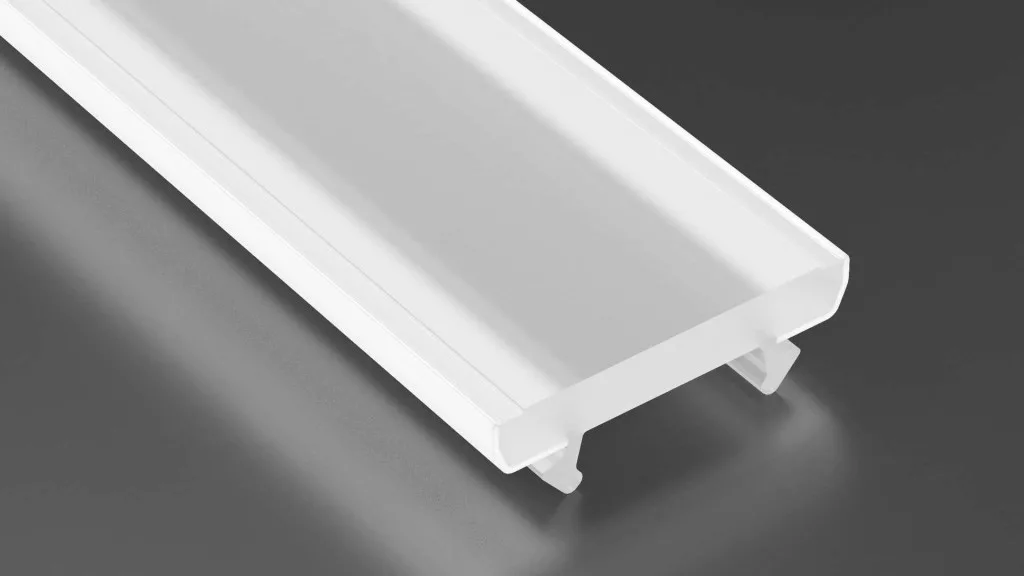LED takaróprofil sík 2 méter opál  OLL18