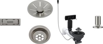 BLANCO lefolyó szett 1x3,5'' InFino satin platinum excenterrel 1.Kép