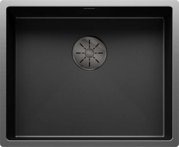 BLANCO CLARON 500-U Dark Steel Durinox mosogatótálca, excenter nélkül 1.Kép