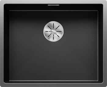 BLANCO CLARON 500-IF Dark Steel Durinox mosogatótálca, excenter nélkül Kép