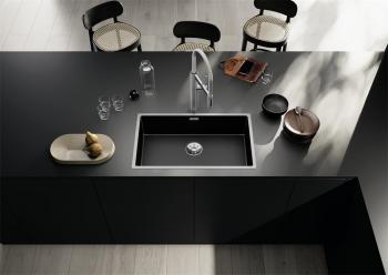 BLANCO CLARON 700-IF Dark Steel Durinox mosogatótálca, excenter nélkül 2.Kép