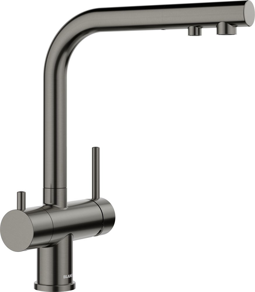 BLANCO FONTAS II csaptelep kihúzható fejjel, satin dark steel, magasnyomású