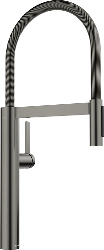 BLANCO CULINA-S II csaptelep kihúzható fejjel, satin dark steel, magasnyomású