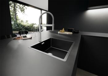 BLANCOCULINA-S II Mini csaptelep kihúzható fejjel, Sensor PVD steel magasnyomású 2.Kép