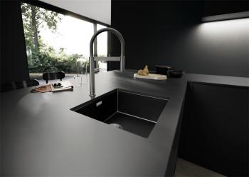 BLANCO CULINA-S II Mini csaptelep kihúzható fejjel, PVD steel, magasnyomású 2.Kép