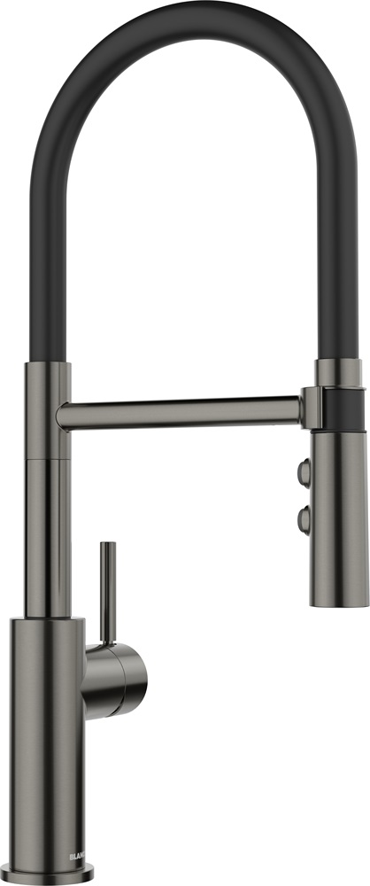 BLANCO CATRIS-S Flexo csaptelep kihúzh. fejjel satin dark steel, magasnyomású