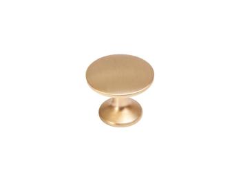 BÚTORFOGANTYÚ E106-30 D:30mm, H:25mm  MATT ARANY 1.Kép