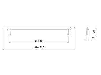 BÚTORFOGANTYÚ E114-96 FEKETE 2.Kép