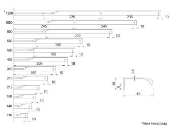 BÚTORFOGANTYÚ UA04-436 SZCSISZOLT ARANY 2.Kép