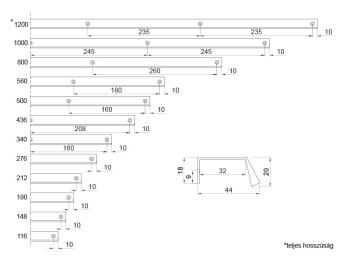 BÚTORFOGANTYÚ UA09-1000 MATT FEKETE 2.Kép