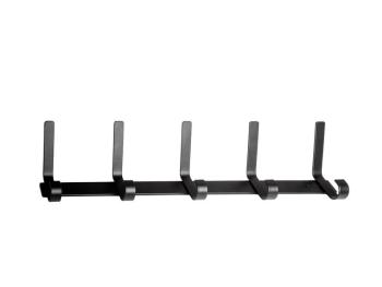 FOGASSOR E6091 5 DB AKASZTÓVAL MATT FEKETE Kép