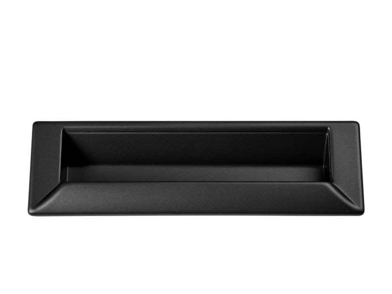 Tolóajtó fogantyú, bemarható, fekete