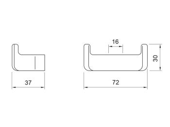 FOGAS E1044 FEKETE 2.Kép