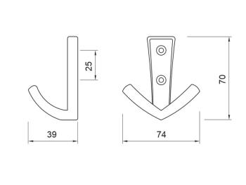 FOGAS E1046 FEKETE 2.Kép