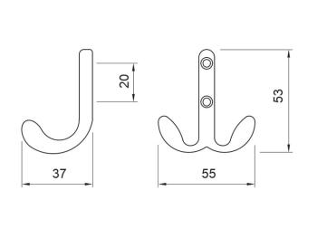 FOGAS E1043 FEKETE 2.Kép