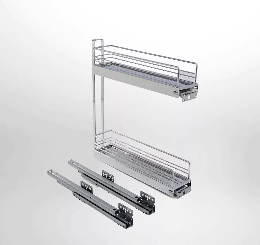 Kesseböhmer No.15 Classic fémrács Chrome 3D állítási lehetőség 2 polcos