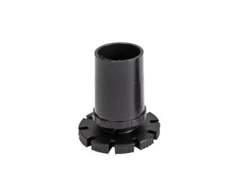 MŰANYAG SZEKRÉNYLÁB 10\04.D060 60mm FEKETE 1.Kép