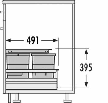 HAILO AS Separato K 600 20/20 dark gray 3.Kép