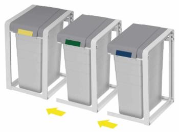 HAILO PROFILINE Öko XL (alapegység) 38L szelektív hulladékgyűjtő 3.Kép
