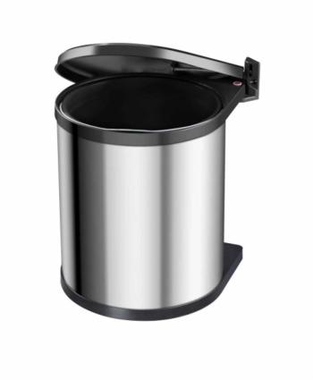 Hailo Compact -Box M szemetes ajtóra szerelhető, rozsdamentes acél 2.Kép