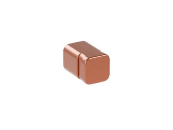 BÚTORFOGANTYÚ WPO892 GOMB 20x20mm VÖRÖSRÉZ Kép