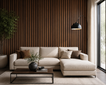 Akusztikus falpanel Rusztikus Dió 300x2800 mm 1.Kép
