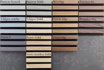 Akusztikus falpanel Neró Antracit 300x2800 mm 4.Kép